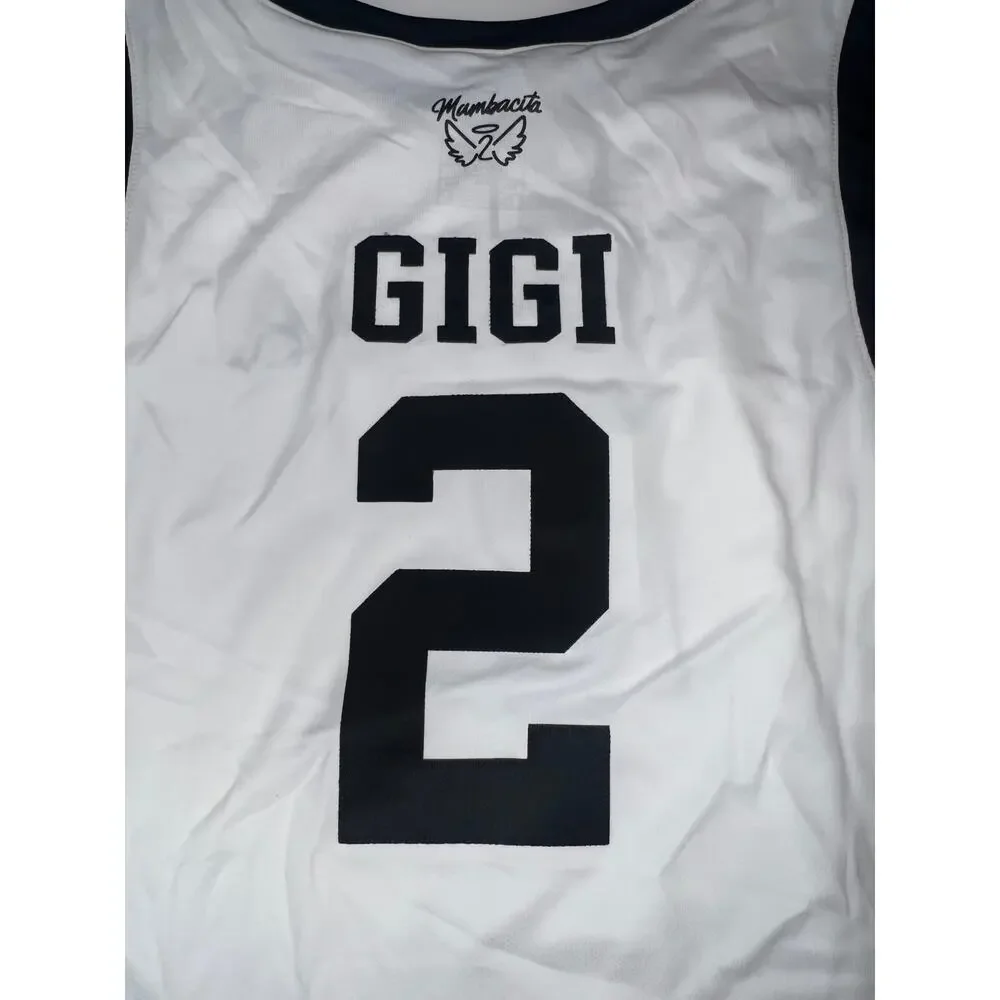 Nike Kobe Mamba Gigi Bryant Mambacita #2 Jersey White Black Size 2XL Men's